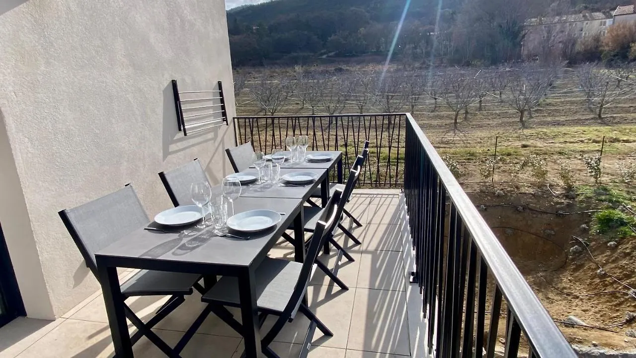 Le Tircis - 2 Slaapkamers Met Terras En Zwembad Aan De Mont Ventoux Malaucène Apartmán